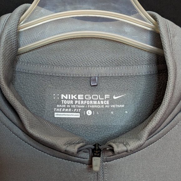 Nike Golf Tour Performance Mens Thermal Pullover Large - Picture 2 of 3